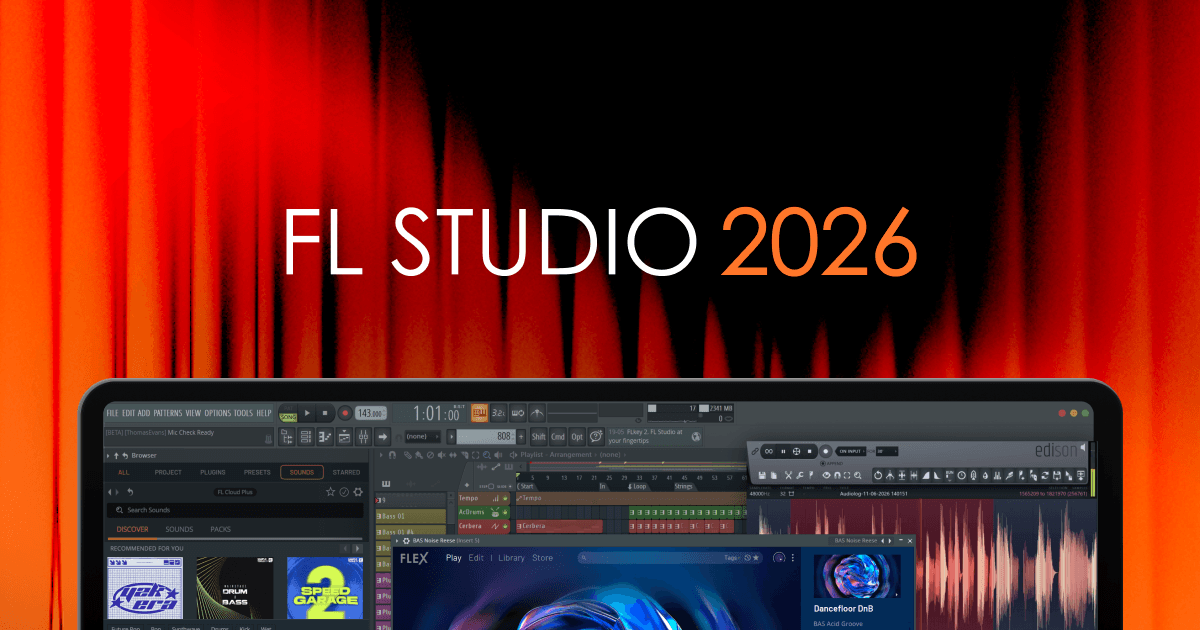 FL Studio 2026: FLEX mới, Cloud lưu trữ, Gopher AI và loạt tool xịn khác